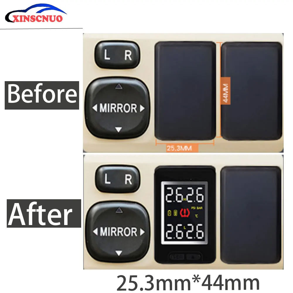 Ʈ ڵ TPMS Ÿ̾ з  ý, ȥ ú 4   溸 ý LCD ÷ TPMS 