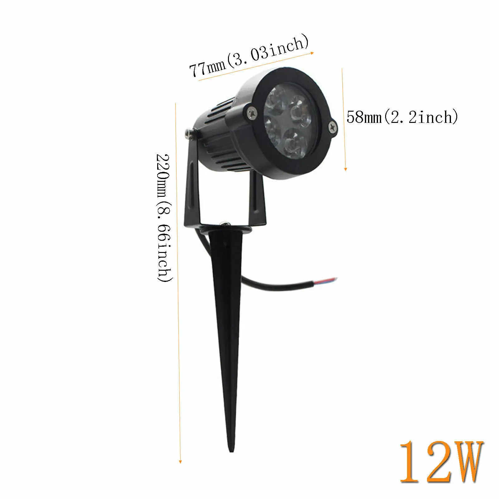 9W 12W 15W Outdoor Garden Lawn Lamps DC 12V  LED Landscape Light Waterproof Spike Bulb IP65 Spotlight 3