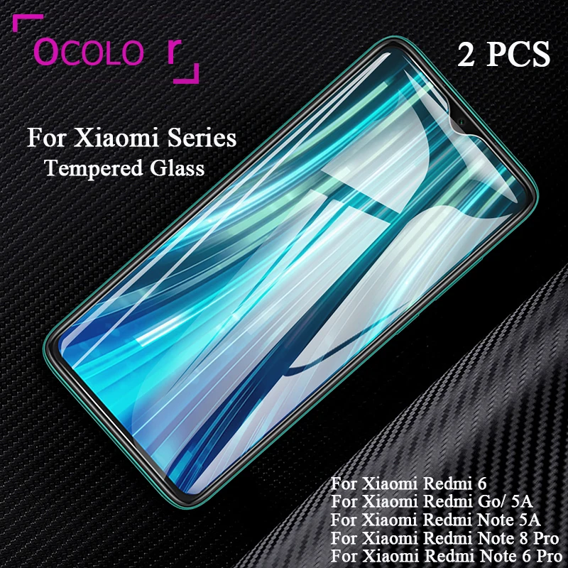 Ocolor для 2 шт XiaoMi Redmi 6 5A стальная пленка из закаленного стекла Защитная сменная