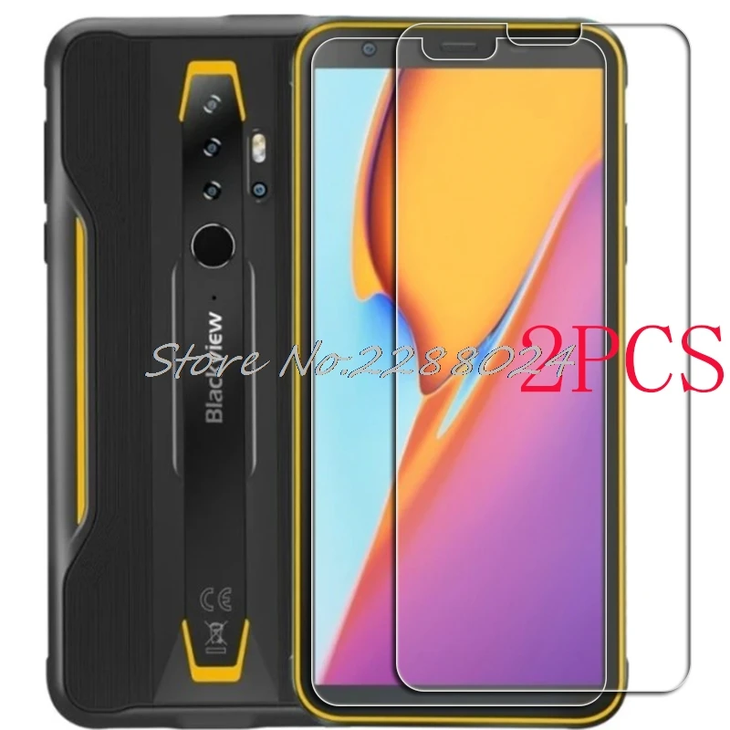 2 pçs para blackview bv6300 pro vidro temperado proteção em blackview bv6300 5.7 "protetor de tela filme vidro capa