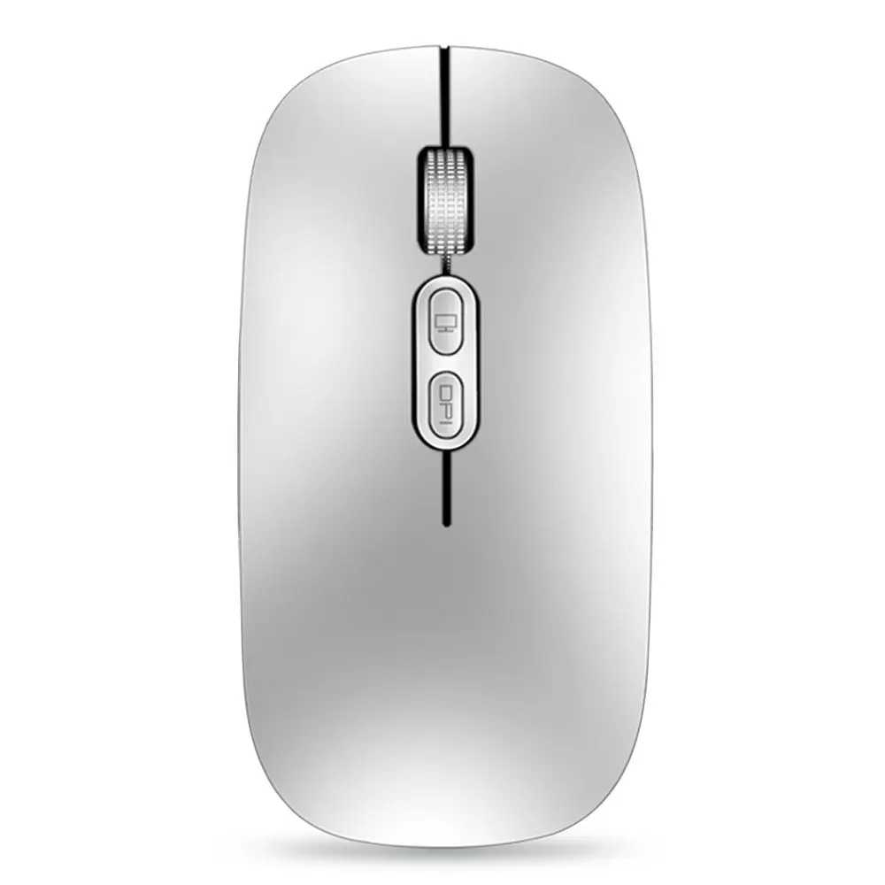 

2.4G Wireless Mouse Silent Computer Mouse Rechargeable Ergonomic Mause Mute Noiseless USB Mice for PC Laptop Notebook Mac