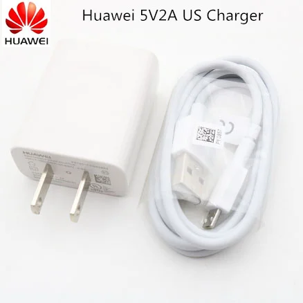 Сетевое зарядное устройство Huawei 5V2A US оригинальный дорожный кабель типа c G9 P8 max Lite