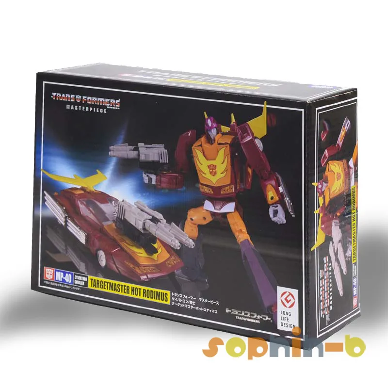 Трансформированная фигурка Rodimus Prime Masterpiece MP40 Hod Rod Car KO Version - Цвет: Rodimus Prime