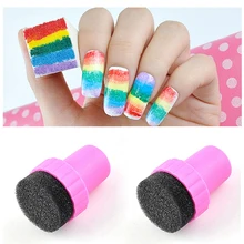 4 шт./компл. дизайн ногтей гель лак штамповка Поделки Сделай Сам дизайн комплект спонж щетка для ногтей штамповки губка для замены Маникюр нейл-арта