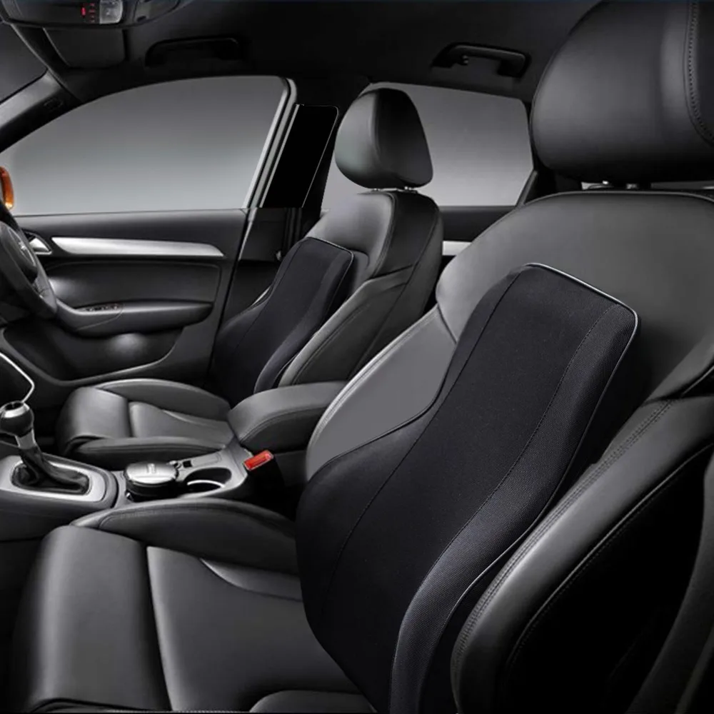Memory Foam Автомобильная подушка для поддержки спины Подушка аксессуары опоры сидений поддержка талии