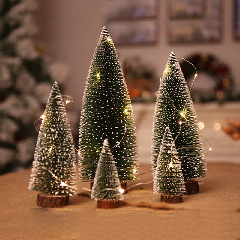 Christmas Tree New Year's Mini Christmas Tree Small Pine Tree Desktop Mini Decor Home Decoration