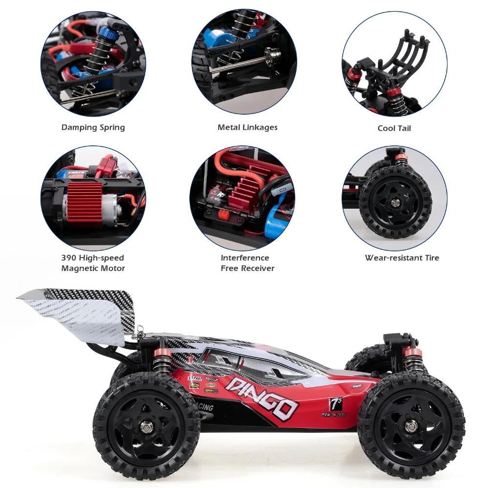 1/16 2,4G 4WD RC автомобиль Ремо хобби 1651 390 мотор 35 км/ч Высокая Скорость крутящий момент 1500 мА/ч, Батарея Багги Радиоуправляемый гоночный по бездорожью дрейф автомобиль