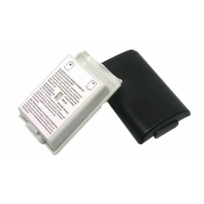 3000 개/몫 블랙 & 화이트 배터리 케이스 커버 셸 X 박스 360/xbox360 무선 컨트롤러 충전식 배터리