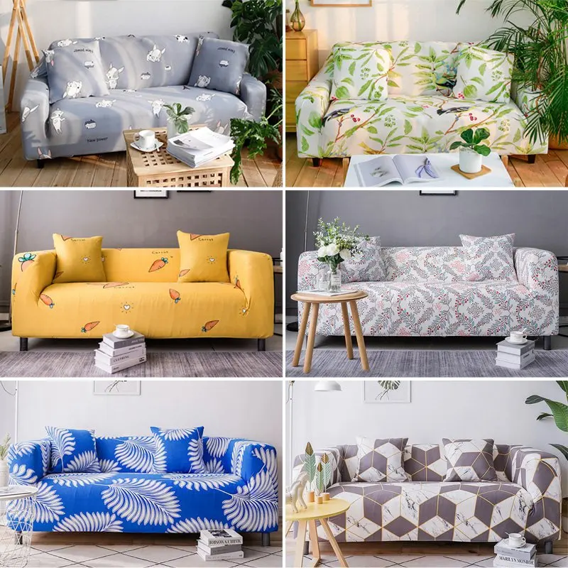 2020 эластичный чехол для дивана эластичные Чехлы в гостиную чехлы с цветочным
