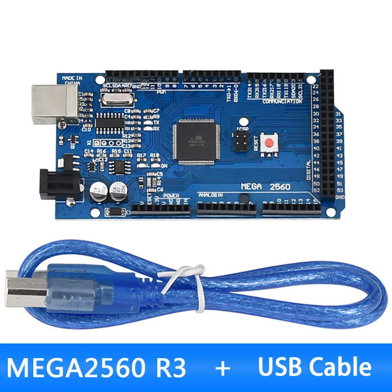 MEGA2560 R3 MEGA 2560 R3 макетная плата CH340G ATMEGA 2560-16AU Комплект USB кабель для Arduino - Цвет: MEGA2560 R3