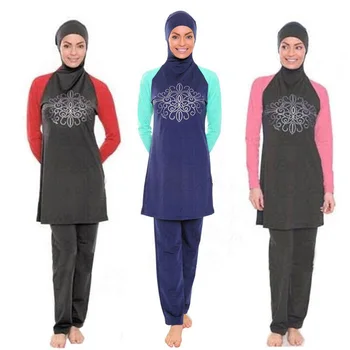

Muslim Bathing Suits Ladies Conservative Bathing Suits Islamic Women's Beach Women Full Coverage Modest Muslim Swimwear Arab