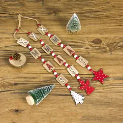 Свадебные Рождественские Подвески с ангелом деревянные рождественские висячие украшения для рождественской елки форма украшения для