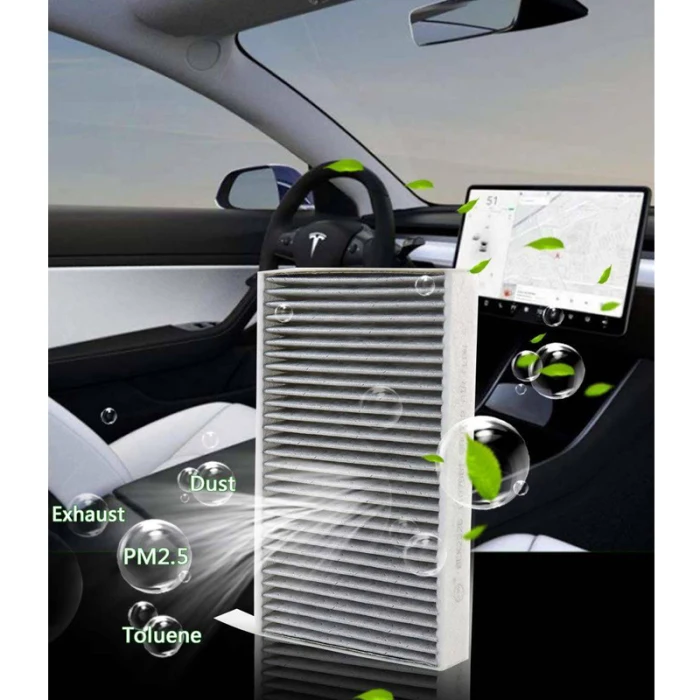 Car Cabin Air Conditioning Filter with Activated Carbon for Tesla Model 3 F-Best