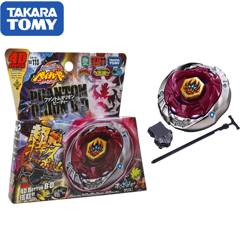 

Japan Genuine Takara Tomy Beyblade Burst Metal Fusion Launcher Version Spinning Toys BB118 Phantom Orion Spinning Top toys gift
