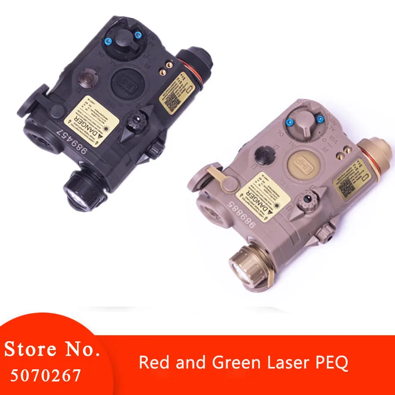 Airsoft puntero láser PEQ 15 LA5C, dispositivo táctico de punto rojo y