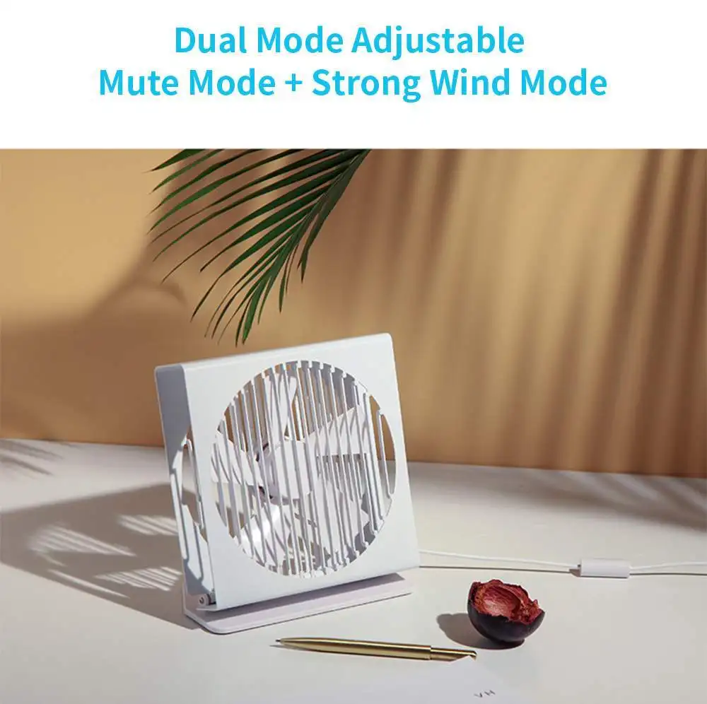 Xiaomi VH CE 7 Inch Portable Mini Metal Mute Fan Dual Mode Home Office Desk Brushless Motor Fan