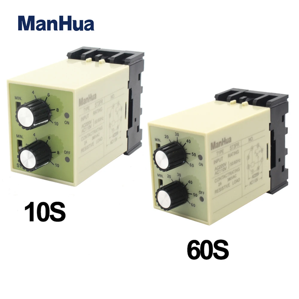 Manhua St3pr Electrical Time Relay Electronic Counter Relays Digital