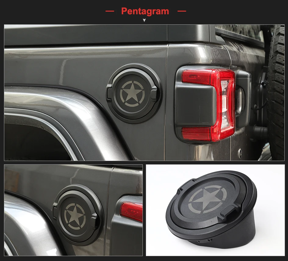 BAWA крышка бака для Jeep Wrangler JL+ ABS Автомобильный газовый топливный бак крышка для Jeep Wrangler JL внешние части