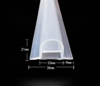 

1M/1.2M/2M Kitchen Bathroom Shower Sink Bath Sealing Strip Transparent silicone Self adhesive Waterproof Wall sticker