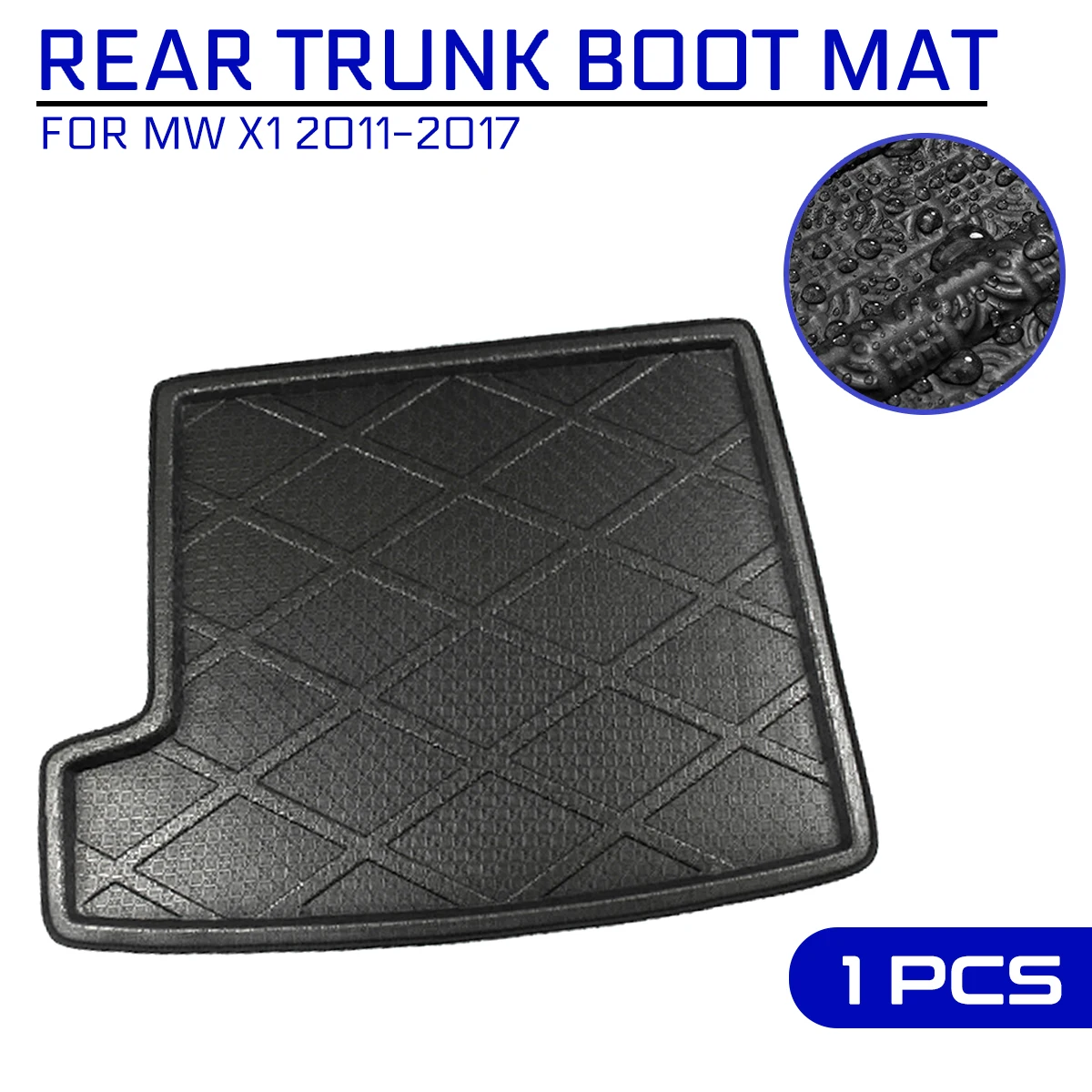 Car Floor Mat Carpet For Mw X1 2011 2012 2013 2014 2015 2016 2017 Rear