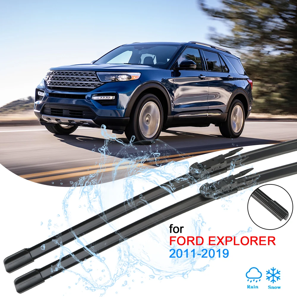 Front Window Wiper 26"+22" Car Accessories For Ford Explorer 20112019 Windshield Windscreen