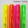 30x120CM Roll Neon Red Yellow Green Clear Transparente PVC Vinyl Fabric Soft Glass Cloth Waterproof For Bag Bow DIY BH050 ► Photo 2/6