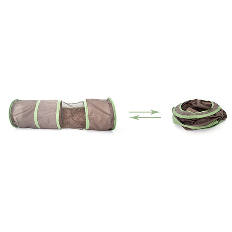 Складной Crinkle игрушки для котят щенка хорьки кролик играть собака туннельные трубы Забавный туннель для кошек удобный и дышащий
