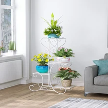 Европейский стиль, больше домашнего искусства, Многоэтажный комнатный Балконный цветочный стеллаж, гостиная, цветочные горшки для ботаники