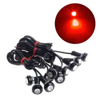 

10PCS Eagle Eye Red LED 9W 18MM Car Fog Running Light Reverse Backup Lamp Kit Car Led Lamp Headlight