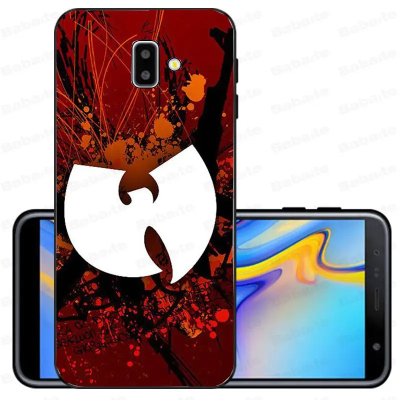 Wu-Tang Wu Tang Clan черный ТПУ Мягкий силиконовый чехол для телефона samsung Galaxy j6 plus A6 A8 A9 A10 A30 A50 Coque Shell