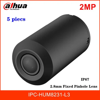

Dahua 2MP Covert Pinhole Network Camera Lens Unit 2.8mm 1/2.8 STARVIS CMOS 8 Meters cable IP67 Require work with Main Box