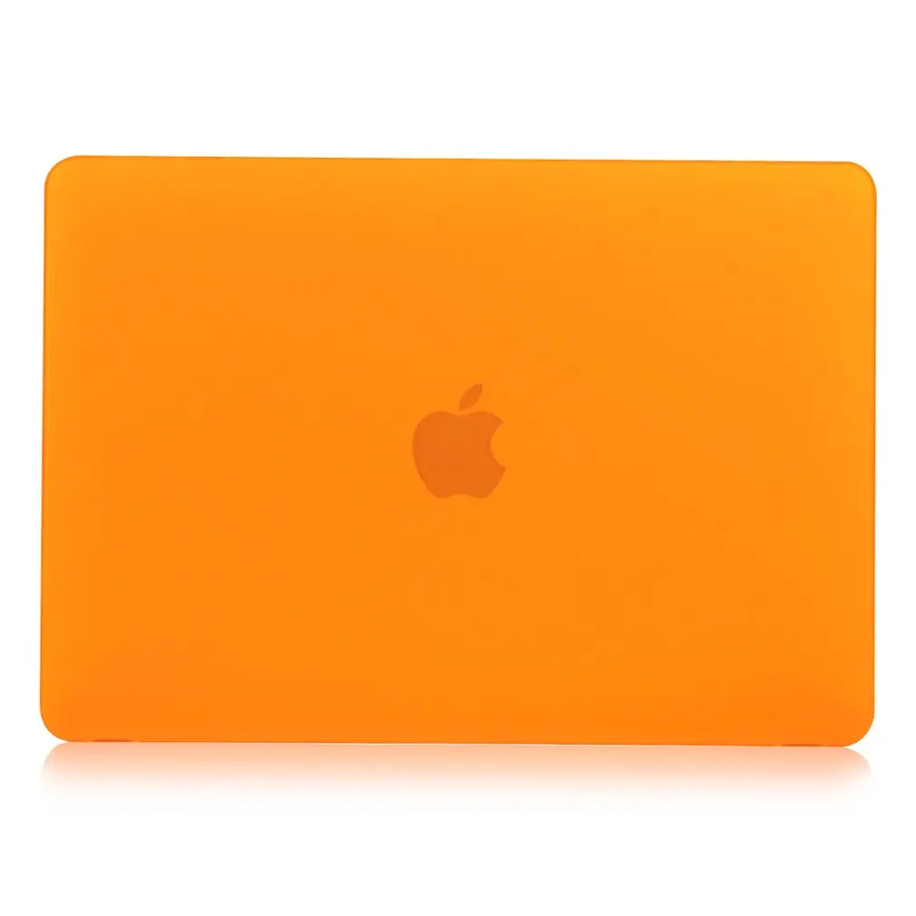 Матовый чехол для ноутбука Macbook Pro retina Air 11,6, для mac Air 13, чехол для pro 13,3 15,4 A1707 A1708 - Цвет: Черный