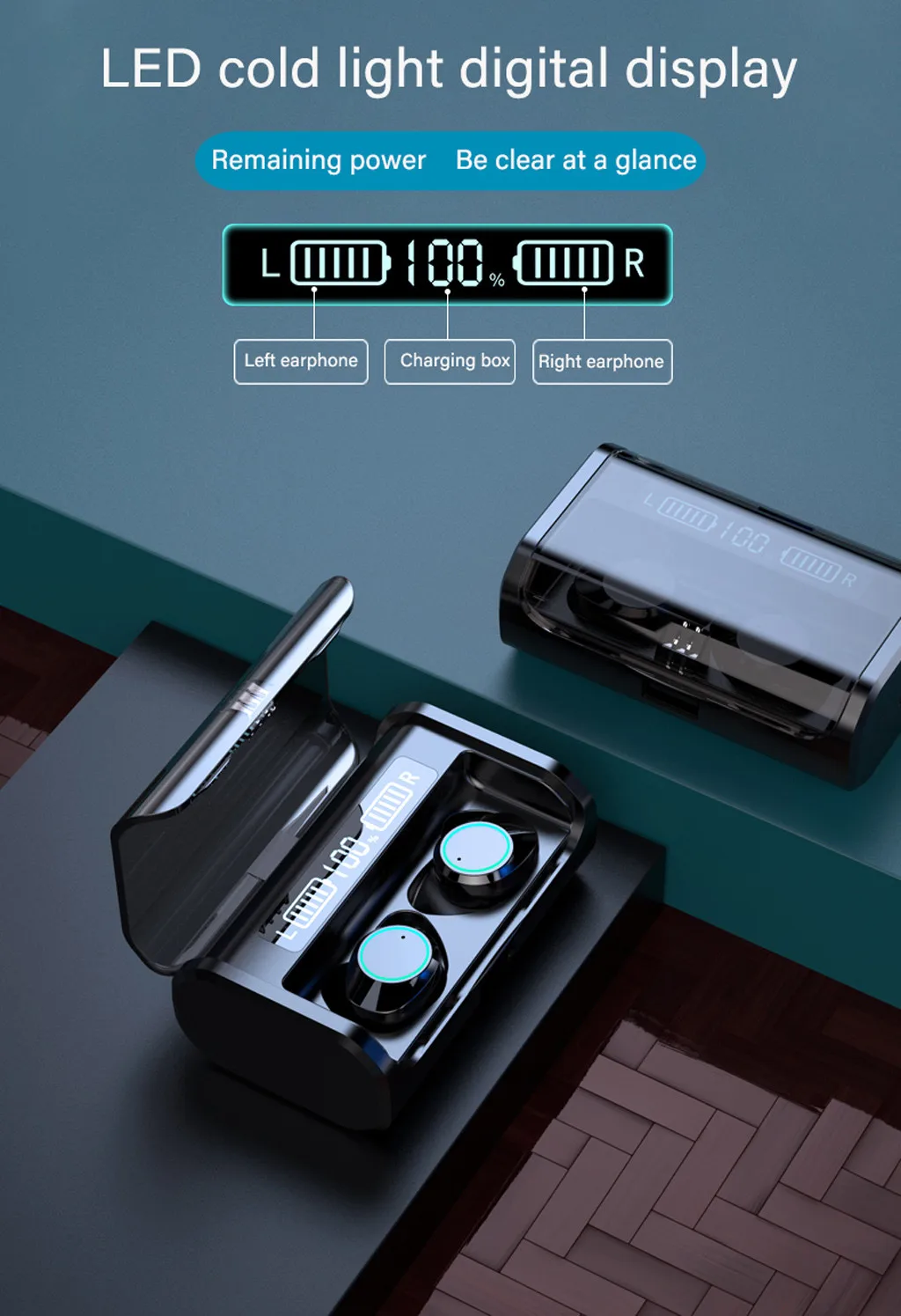 G06 True HIFI беспроводная гарнитура Blueteeth 5,0, спортивные наушники с двойными ушками, стерео беспроводные наушники Blutooth, спортивные наушники