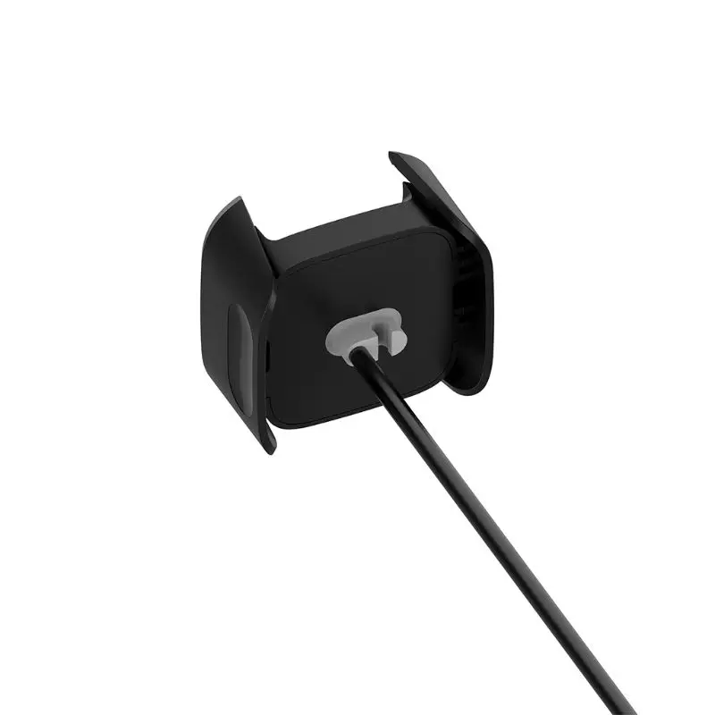 Black USB Fast Charger Cable Charging Dock Stand Cradle For Fitbit Versa 2 Smart Watch Accessories