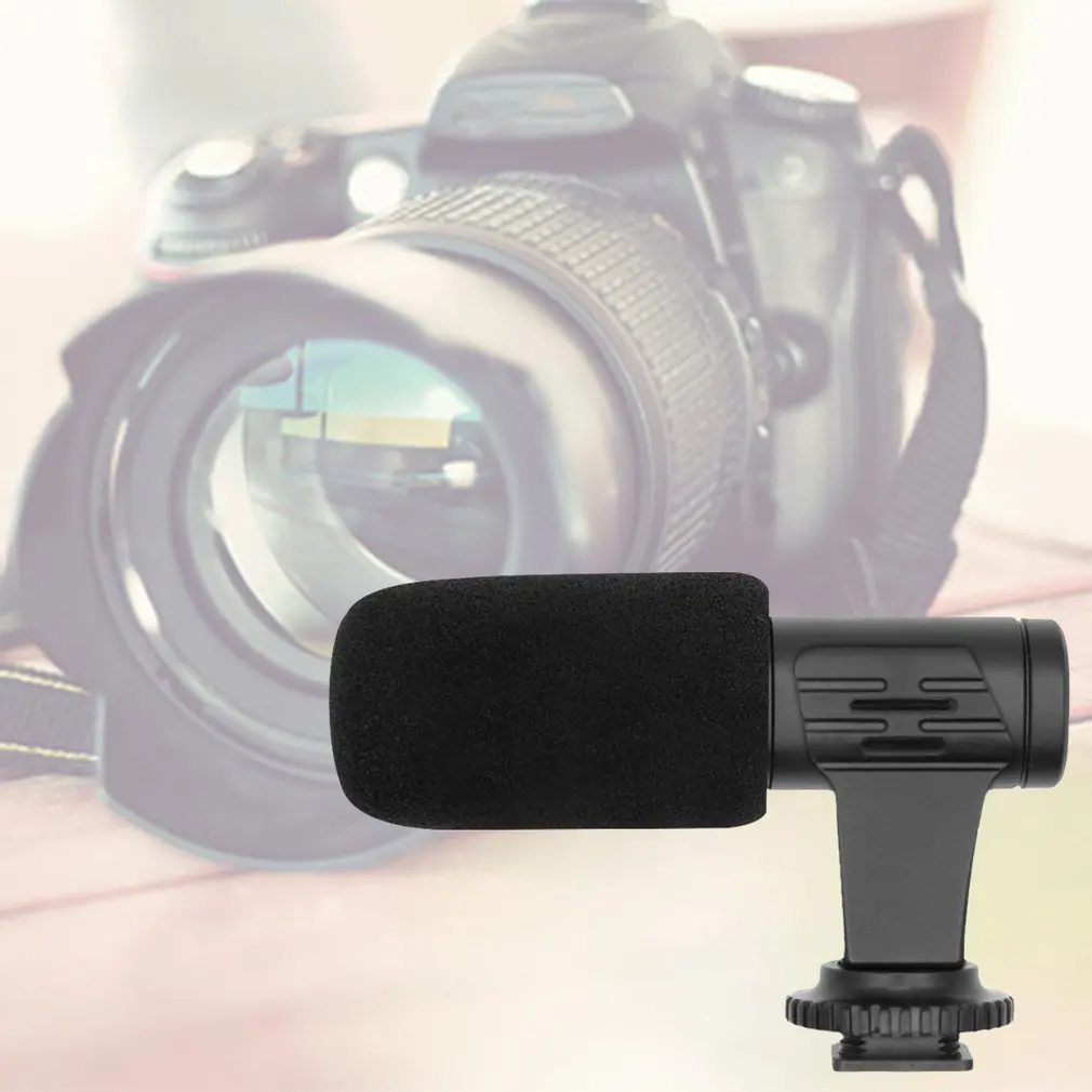 MIC-02/MIC-06/MIC-07/MIC-07 Pro 3,5 мм микрофон для мобильного телефона/камеры Запись видео супер-кардиоидный указывающий стерео микрофон