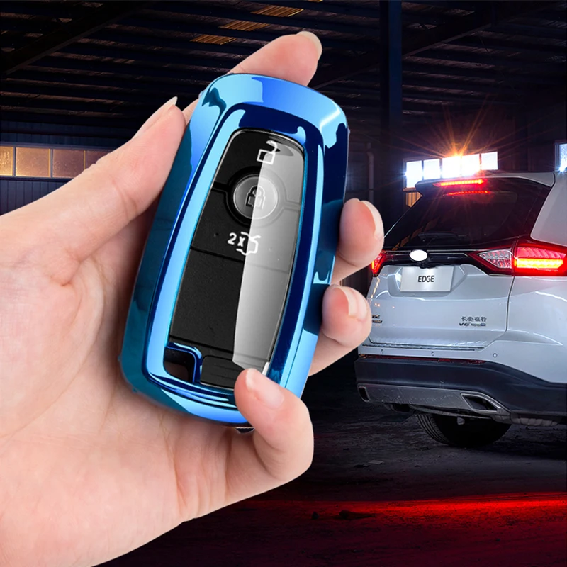 Чехол для ключей Ford Fusion Mustang Explorer чехол брелок из ТПУ с полным покрытием