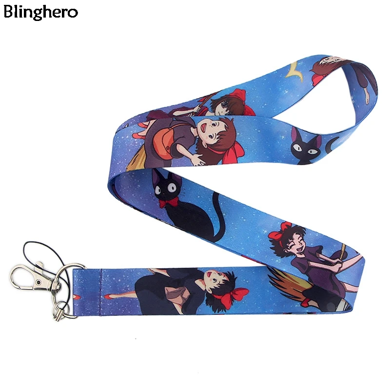 Blinghero Кики услуги по доставке Lanyards мультфильм дети шнурок для ключей стильный