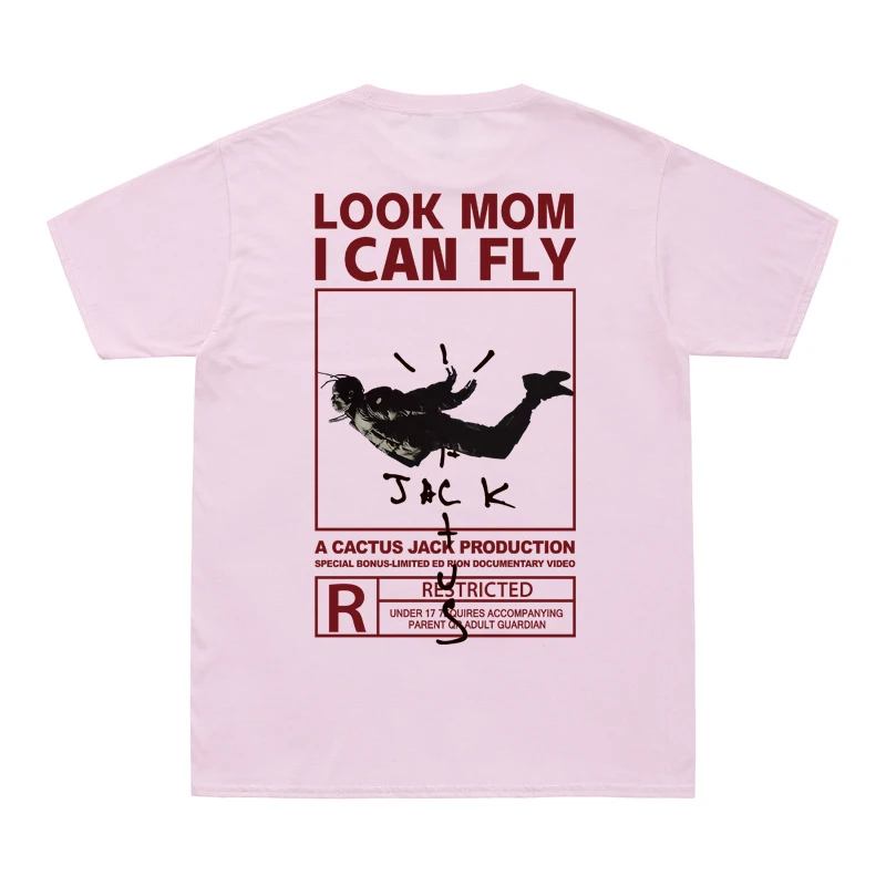 Nuovo Arrivo T-Shirt Estiva LOOK MOM I CAN FLY Divertente Stampa T