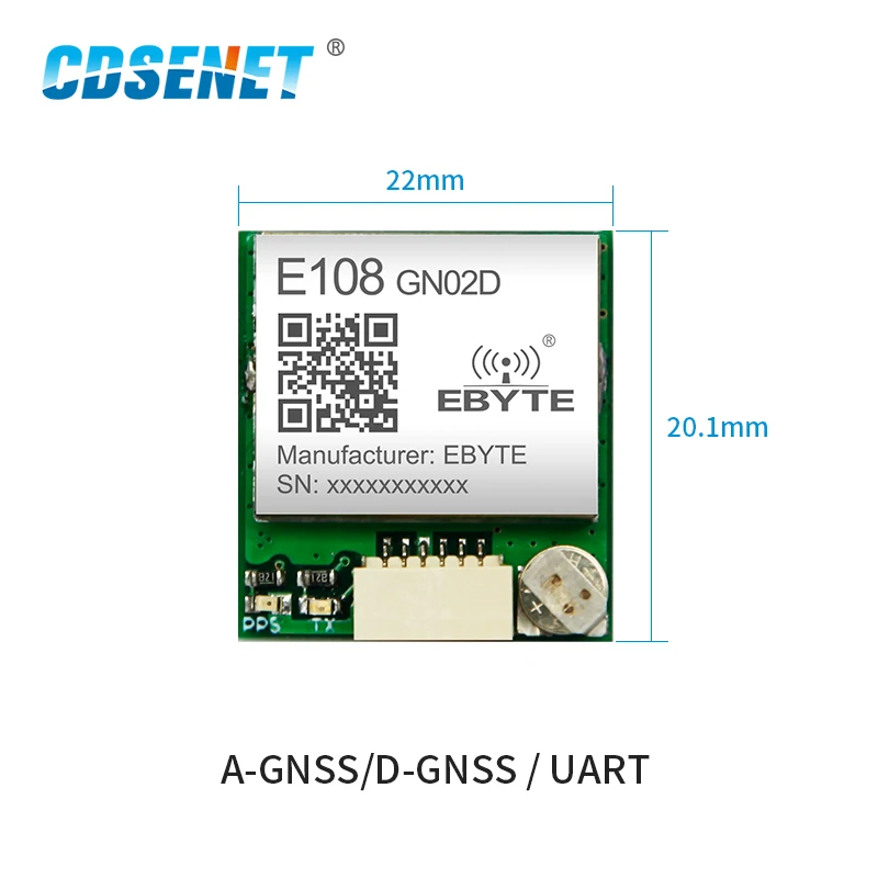 Wireless Module BDS GPS GLONASS Positioning Tracking Module Wireless Development Board UART Supports NMEA0183V4.1 SPI GPIO