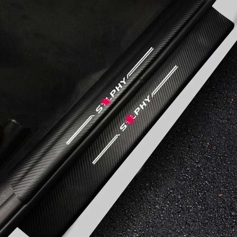 

Leather Door Pedal Sticker For Nissan X-Trail T32 Accessories 2014 2015 2019 2020 Car Styling Door Sill Protector Scuff Plates