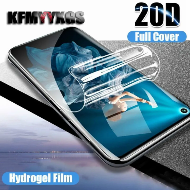 Мягкая изогнутая Гидрогелевая пленка 20D для Huawei honor V8 V9 V9Play V10 8X 8C Max Защита экрана 20
