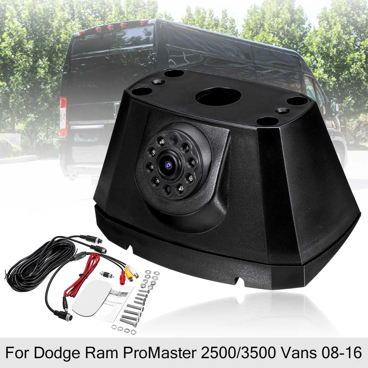 

CCD HD Auto Car Rear View Camera Reverse Parking IR Night Vision P68 3rd Brake Lamp For Dodge Ram Promaster 2500 3500 2008-2016