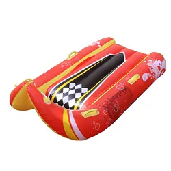 Large Inflatable Snow Tube Large Thick Snow Sled Kids Sledding Board