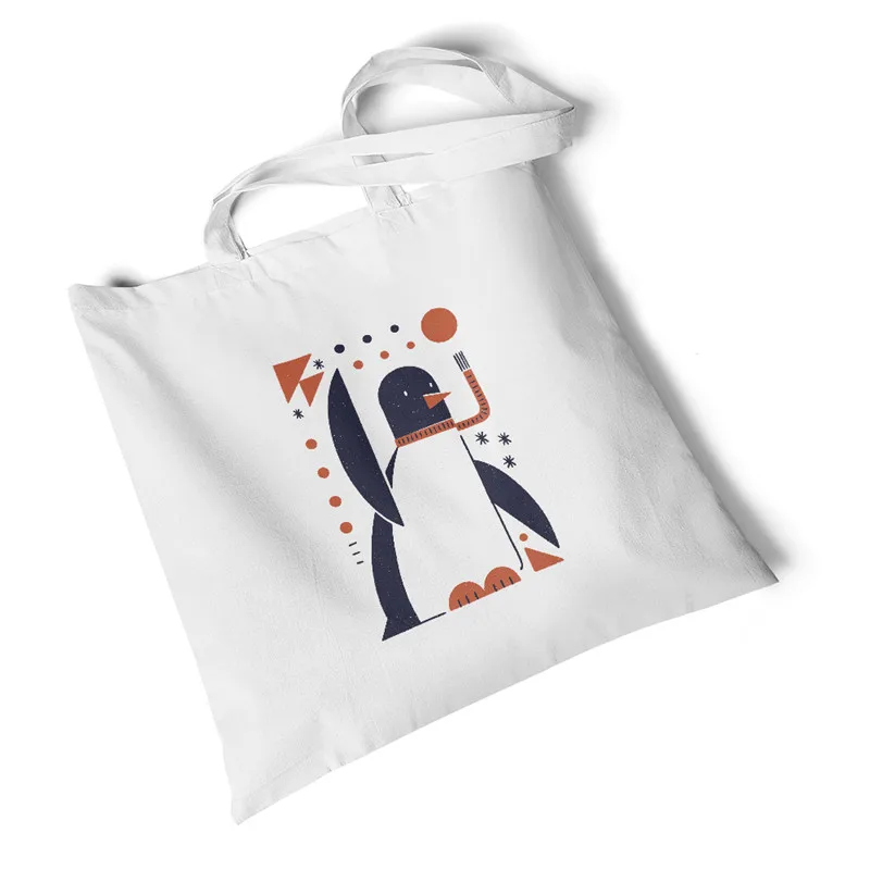 Новое поступление, Женская Холщовая Сумка с животным принтом, складная Экологичная сумка для покупок, оригинальная большая пляжная дорожная сумка, сумка на плечо