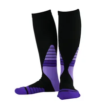 1 пара велосипедных мягких варикозных вен баскетбольные походные спортивные носки для фитнеса уличные беговые футбольные эластичные компрессионные медные ионные