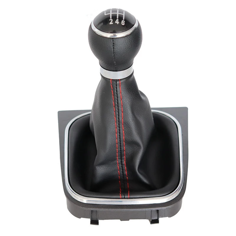 Ручка переключения передач с кожаной ручкой для VW Sagitar Golf 5 MK5 R32 GTD GTI 2004 2009|Ручка