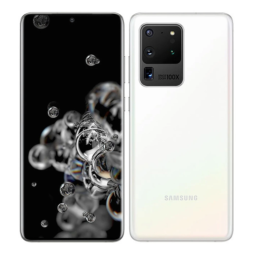 Samsung-Smartphone Galaxy S20 Ultra 5G G988B de 128 Go débloqué, téléphone portable, Exynos 990, Octa Core, écran de 6.9 pouces, double SIM, caméras, 12 Go de RAM, NDavid, eSim 2