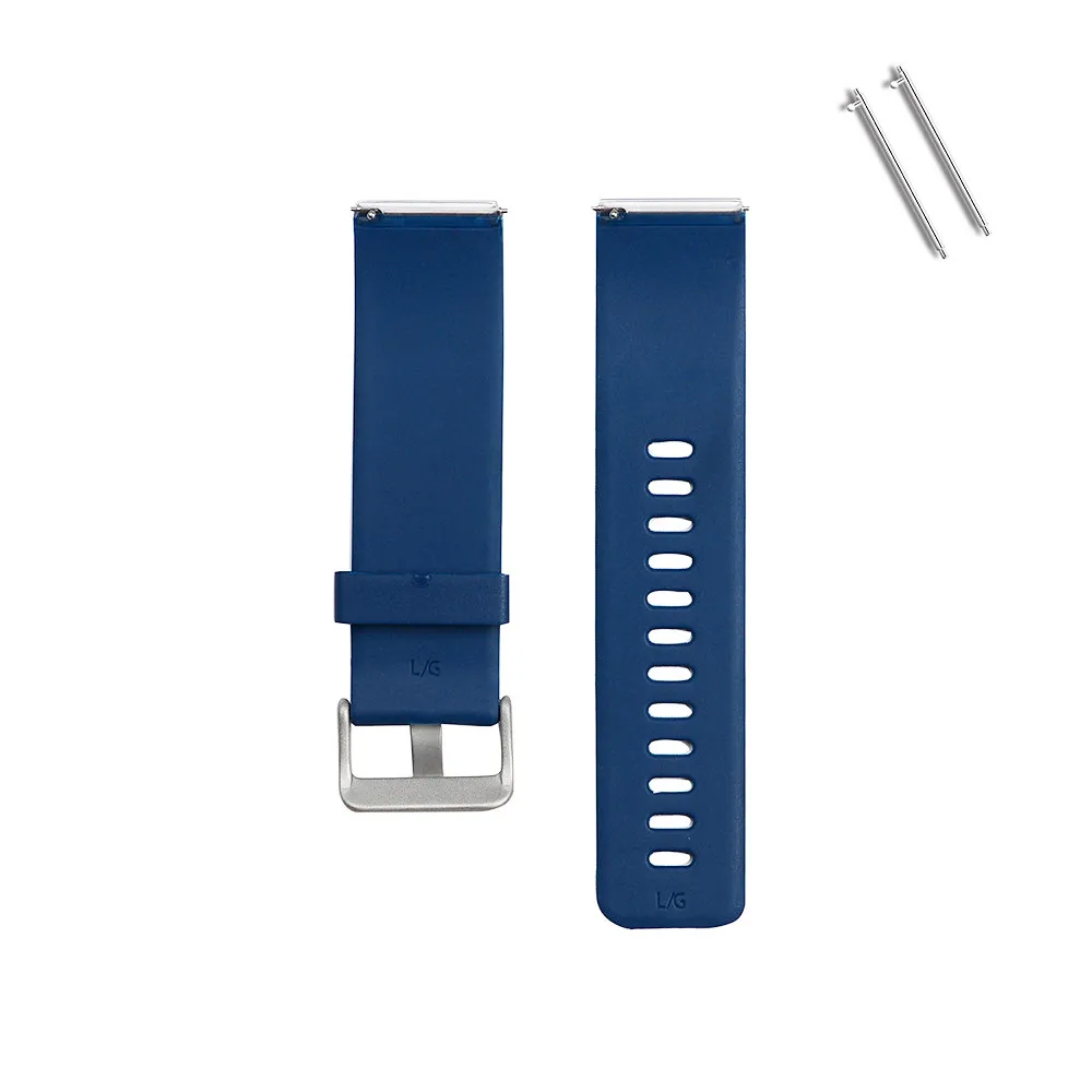 navy blue SHELKEE Сменные умные наручные часы ремешок Blaze fitbit blaze Силиконовый Модный спортивный ремешок - Цвет: navy blue