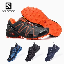 Salomon speed cross 3, Спортивная Уличная обувь III, спортивная обувь, мужская обувь для фехтования, дышащие мужские беговые кроссовки