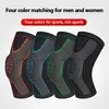 1Pcs S-2XL Large Size Runing Hiking Nylon Silicon Padded Knee Pads Support Brace Patella Protector Kneepad For Fat Person 3